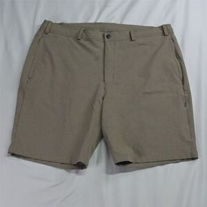 Mack Weldon XXL x‎ 9" Tan Brown Performance Tech Chino Stretch Mens Golf Shorts